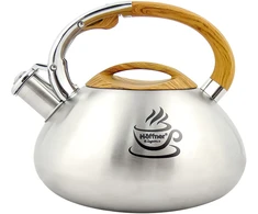 Tradicinis plieno virdulys Hoffner 3 l Wood Style Satin Magic Cup