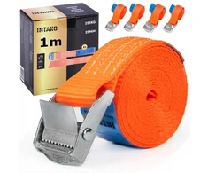 Transportavimo diržas su spaustuku - 1m 25mm 250kg - transportavimo diržai su sagtimi