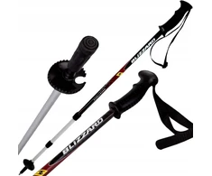 Trekkingo lazdos Blizzard Challenge 3 67-140cm red