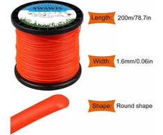 Trimerio valas 1,6 mm x 200 m