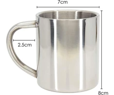 Trixes Nerūdijančio plieno kelioninis puodelis 200ml