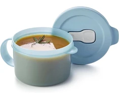 Tupperware Essentials Store Serve &amp; Go sriubos puodelis 520 ml, nešiojamas ir patogus kelionėms, skirtas sriuboms ar karštiems gėrimams laikyti, pašildyti ir patiekti, puiki dovana, sandarus