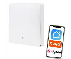 Tuya Smart Zigbee pultelis 3 programos, montuojamas ant paviršiaus, maitinamas baterijomis, Home Assistant