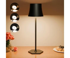Lova Tyonto Led stalinė lempa, belaidė, pritemdoma, 3 spalvų temperatūros, jutiklinė, su išimama baterija, Ip54, 5000 Mah, greito įkrovimo Usb lempa, skirta naudoti patalpose ir lauke, restorane, miegamajame, stovyklavimui