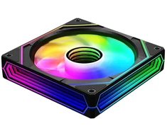 Tzmrit Prism 6 Pro Reverse Flow Rgb ventiliatorius 120 mm, trys begaliniai veidrodžiai šone, 5v 3pin Argb, 4pin Pwm (bk Rf)