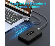 Ult-wiiq usb c greito įkrovimo kabelis qc 3.0 afc kabelis usb a į usb c 10 gbps didelės spartos duomenų perdavimo usb kabelis type c 2m kabelio įkroviklis usb c, skirtas iphone 15 ir daugiau išmaniųjų telefonų
