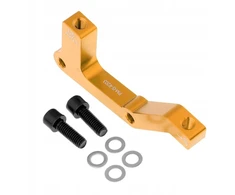 Universalus adapteris mtb diskiniam stabdžiui montuoti ant 203 mm priekio/galo, auksinis
