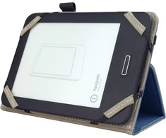 Universalus dėklas 6 colių Kindle Paperwhite Kobo el. skaityklėms, apsauginis folio dėklas su dirželiu rankai, suderinamas su Sony/kobo/tolino/pocketbook/kindle 6 colių el. skaityklėmis - tamsiai mėlynas