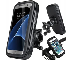 Universalus telefono laikiklis-krepšys ant vairo dviračiui, motoroleriui, paspirtukui 6,4