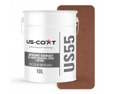 Us-coat dažantis impregnantas trinkelėms, plytoms, betonui, plytų spalvos 8004 10l