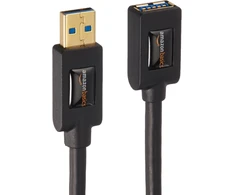 Usb 3.0 prailginimo laidas A-a, 1m, 2 vnt. juodas