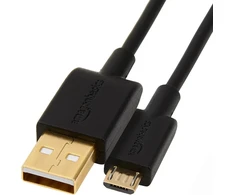 Usb A į Micro Usb 2.0 kabelių rinkinys, 5 vnt., 3m, juodi