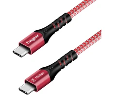 Usb-c 3.1 Gen 2 kabelis, 100w, 10gbps, 4k@60hz, 3m, raudonas