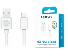 Usb C laidas 1m įkroviklio laidas 3a įkrovimui