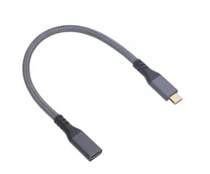 Usb c prailginimo laidas į moterišką lizdą 20 gb/s perdavimas 240 w greitas Ym