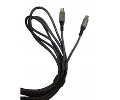 Usb-c - usb-c 60w 3m pilkas kabelis (highwings)