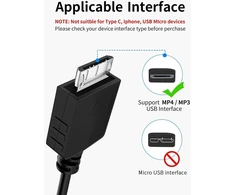 Usb laidas Sony Walkman Nwz-e585 įkrovimui ir duomenims