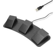 Usb trigubas pedalas-jungiklis, programuojamas kompiuteriui