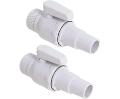 Uždaromasis vožtuvas, baseino priedai, uždaromasis vožtuvas, baseino priedai, stūmoklinis vožtuvas, baseino filtro siurblys, jungties baseino siurblio pakeitimas skimmerio filtrui (2 vnt.)