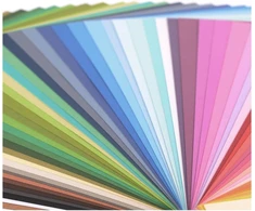 Vaessen Creative 2927-999 Florence popierius, tamsios spalvos, 216 g/m², din a4, 60 vienetų, glotnus, skirtas scrapbooking'ui, atvirukų gamybai, štampavimui ir kitiems popieriaus amatams, įvairiaspalvis