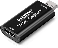 Vaizdo plokštė Vaizdo įrašymo plokštė, Hdmi Usb adapteris, 1080p Hdmi vaizdo įrašymo plokštė, Hdmi vaizdo įrašymo Usb 2.0 skirta žaidimams, Tv transliacijoms, įrašymo įrenginys tiesioginei vaizdo transliacijai, skirta Windows Mac Os (hdmi Usb)