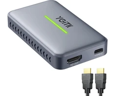 Vaizdo plokštė Ygitk vaizdo įrašymo plokštė 4k Hdmi į Usb 3.0 vaizdo įrašymo įrenginys, skirtas transliacijai ir žaidimams, suderinama su Ps5/XBOX One/switch, 4k60 Full Hd 1080p120hz