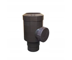 Valymo praėjimo dangtelis Ø 63 mm, tamsiai rudas