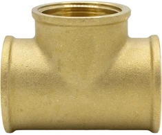 Variants T-jungtis 90° 3/4" vidinis sriegis, žalvaris
