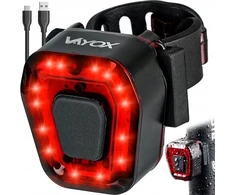 Vayox galinis dviračio led žibintas, raudonas, stiprus, galinis, akumuliatorius, usb