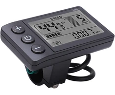 Vbestlife Elektrinio dviračio Lcd ekranas, 24v 36v 48v valdymo skydelis Lcd didelis vaizdo dviračio matuoklis, greičio ekranas, daugiafunkcinis vandeniui atsparus plento dviračio ekranas