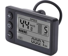 Vbestlife Elektrinio dviračio Lcd ekranas, 24v 36v 48v valdymo skydelis Lcd didelis vaizdo dviračio matuoklis, greičio ekranas, daugiafunkcinis vandeniui atsparus plento dviračio ekranas