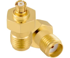Vecys 2 vnt. Sma female į Smp female antenos adapteris 50 omų mažo nuostolio Sma į Smp aukšto dažnio Rf koaksialinis adapteris antenos koaksialinio kabelio tinklo įrenginio signalo testavimui