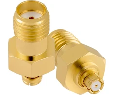 Vecys 2 vnt. Sma female į Smp female antenos adapteris 50 omų mažo nuostolio Sma į Smp aukšto dažnio Rf koaksialinis adapteris antenos koaksialinio kabelio tinklo įrenginio signalo testavimui