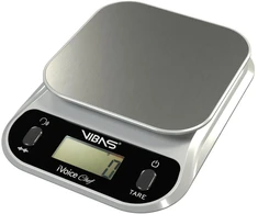 Vibas Ivoice Chef kalbančios virtuvinės svarstyklės akliesiems ir pagyvenusiems žmonėms, kalba 5 kalbomis, svorio kartojimas, reguliuojamas garsumas, talpa 10 kg - 22 lb, baterijos įtrauktos