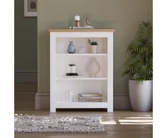 Vida Designs biuro lentynos, mdf plokštė ir melamino lukštas, baltos spalvos, standartinės, 3 pakopų