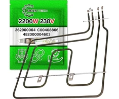 Viršutiniai kaitinimo elementai orkaitėms ir viryklėms 2200w 220v/240v su originaliu kodu 262900064 C00408866 482000004603, skirti Beko, Indesit, Whirlpool – 5 metų garantija – Onix Tech