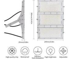 Viugreum Led prožektorius, 300w, itin plonas, šaltai baltas