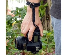 Vko kameros riešo dirželis, skirtas Dslr Slr arba sisteminiams fotoaparatams (juodas)