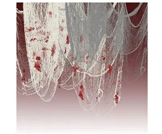 Voratinklis tvarstis marlė 2 vnt 45 x 90 cm Halloween