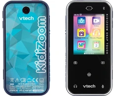 Vtech Kidizoom Snap Touch - vaikiška kamera išmaniojo telefono formatu su jutikliniu ekranu, asmenukių ir vaizdo įrašų funkcija, efektais, žaidimais ir dar daugiau - vaikams nuo 6 iki 12 metų