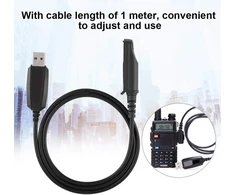 Walkie talkie usb programavimo adapterio kabelis, usb kabelio programavimas uv-9r bf-r760 bf-9700 bf-a58 gt-3wp rt6