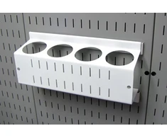 Wall Control Asm-ch-014w purškiamų skardinių laikiklis, skirtas tik Wall Control perforuotoms lentoms - baltas