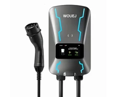 Wallbox 7kw 32a vienfazis įkroviklis su App valdymu balsu, Rfid, Lcd ekranu Ev