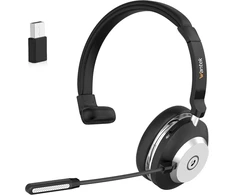 Wantek belaidės ausinės, bluetooth ausinės su mikrofono triukšmo slopinimu ir usb jungtimi, belaidės ausinės su mikrofonu, skirtos pc/office/zoom/skype/laptop