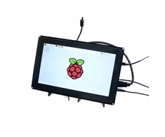Waveshare 10.1" Lcd ekranas 1024x600 Hdmi su jutikliniu skydeliu + korpusas