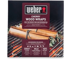Weber 17628 vyšnios medienos apvalkalai, rudi, 20 x 20 x 20 cm