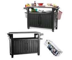 WEBER Mobilus sodo baras Keter Stalas-grilis Unity Xl, grafito spalvos