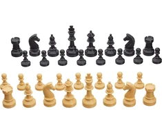 Weible Spiele plastikinės šachmatų figūros, karalius 74 mm aukščio