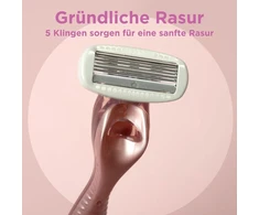 Wilkinson Sword - Intuition Complete skustuvas moterims, 4 keičiamos galvutės, odą saugantis gelis švelniam slydimui