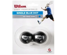 Wilson Staff Mėlyna Dot squash kamuoliukai, 2 vnt.